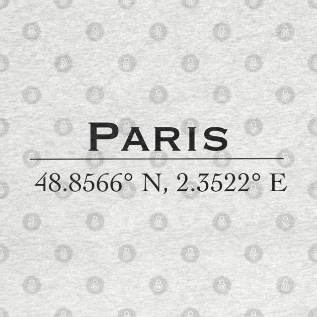 Paris coordinate by Holailustra